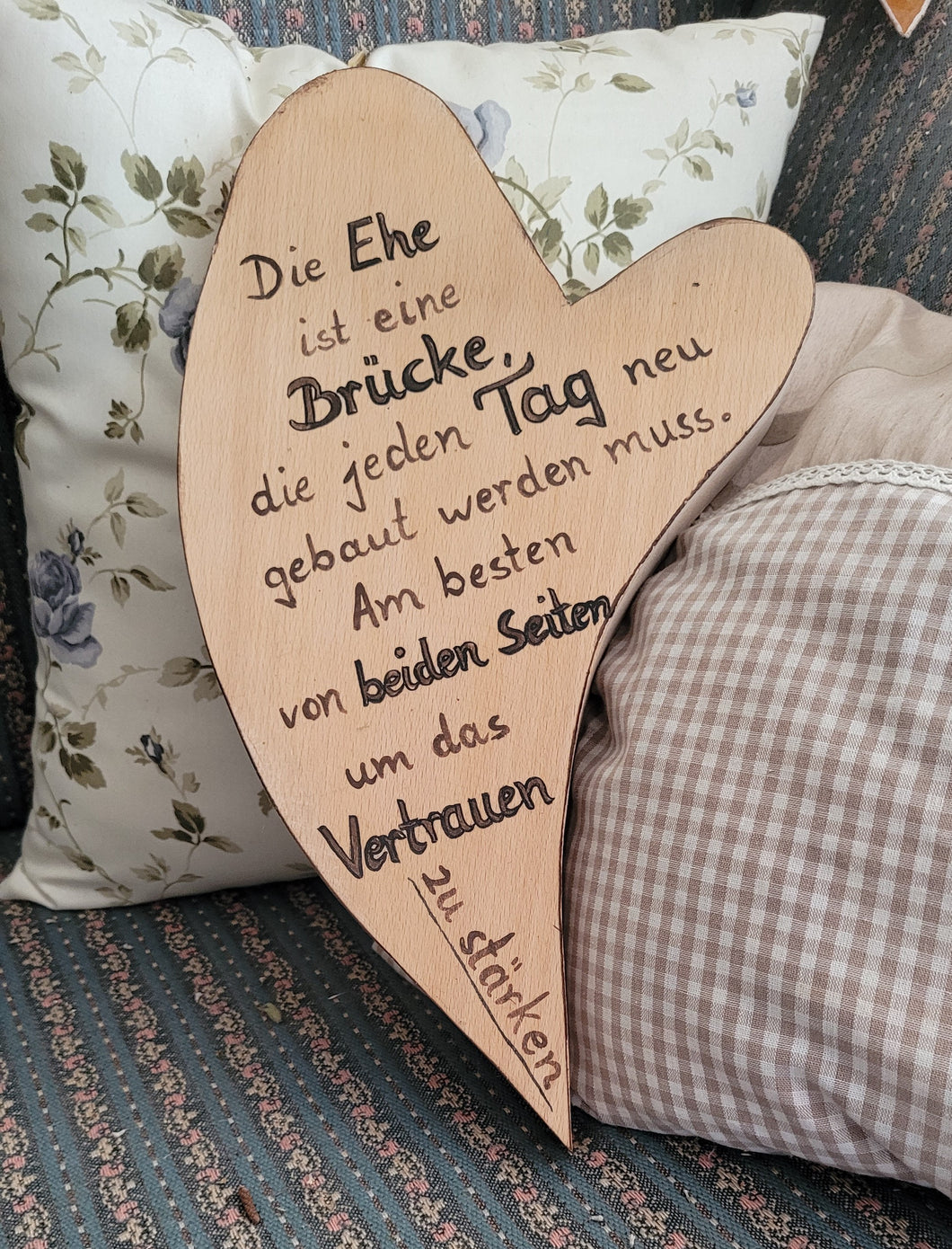 Deko Herz aus Holz 